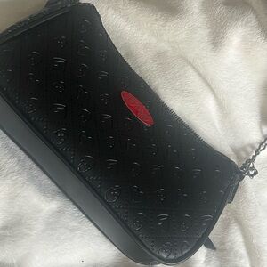 Ed Hardy Black Bag with Red Accent